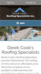 Mobile Screenshot of derekcookconstruction.com